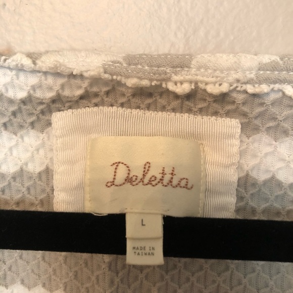 Sleeveless Anthropologie Peplum Top Sz L - Picture 4 of 4